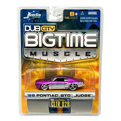 Jada Dub City Bigtime Muscle 1969 Pontiac GTO Judge 1:64 Diecast