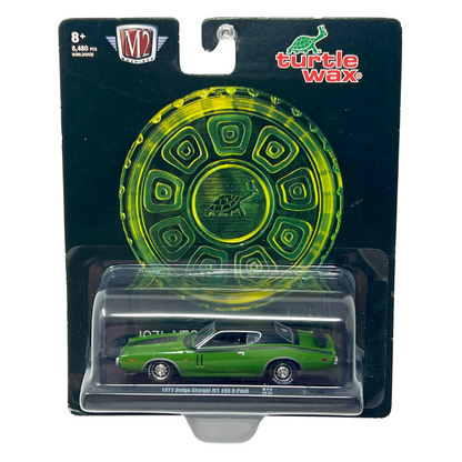 M2 Machines Turtle Wax 1971 Dodge Charger RT 440 6-Pack 1:64 Diecast