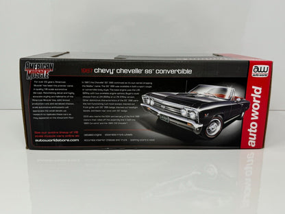 Auto World 1967 Chevy Chevelle SS Convertible Limited 1:18 Diecast 1 of 1002