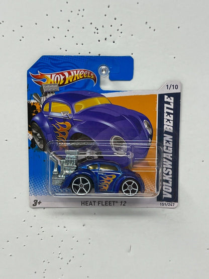 Hot Wheels Heat Fleet 12 Volkswagen Beetle 1:64 Diecast Short Card