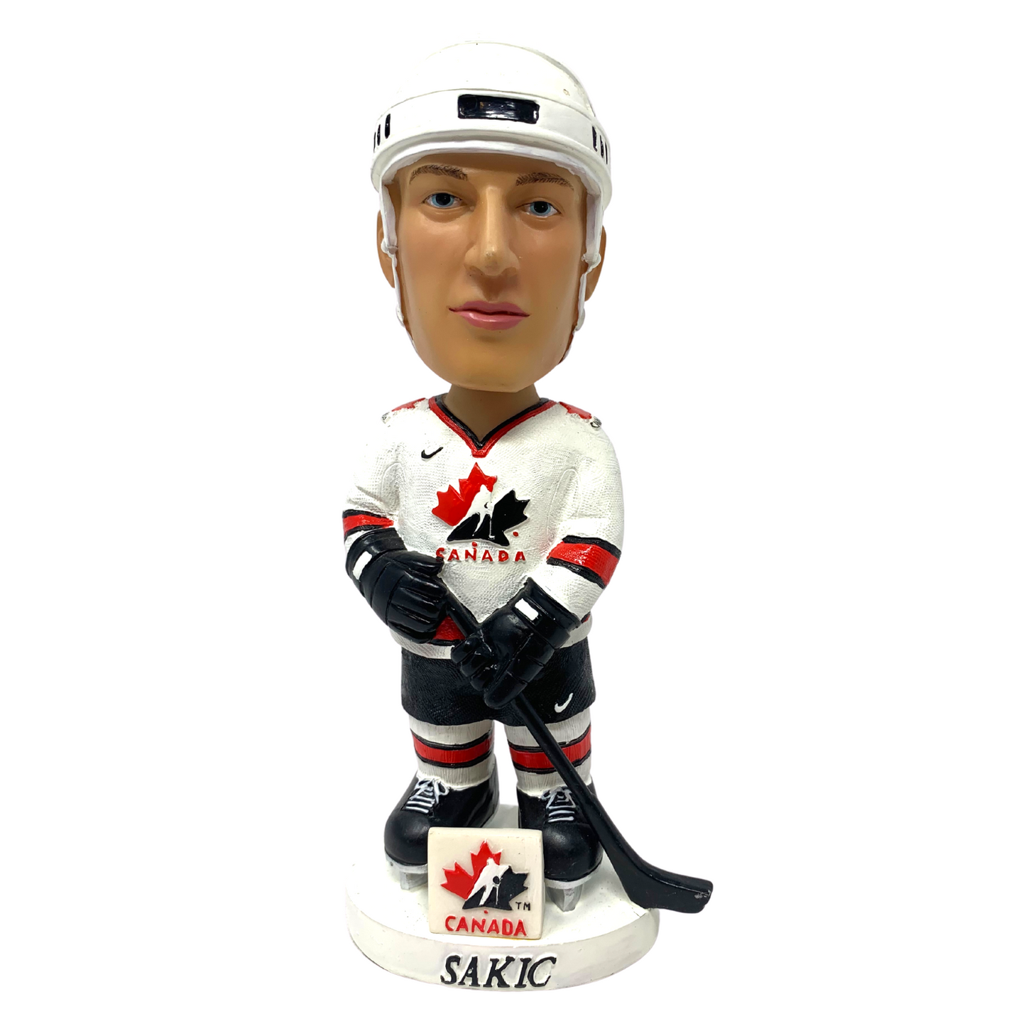 Joe Sakic NHL Team Canada Olympics 2002 Bobblehead Figure