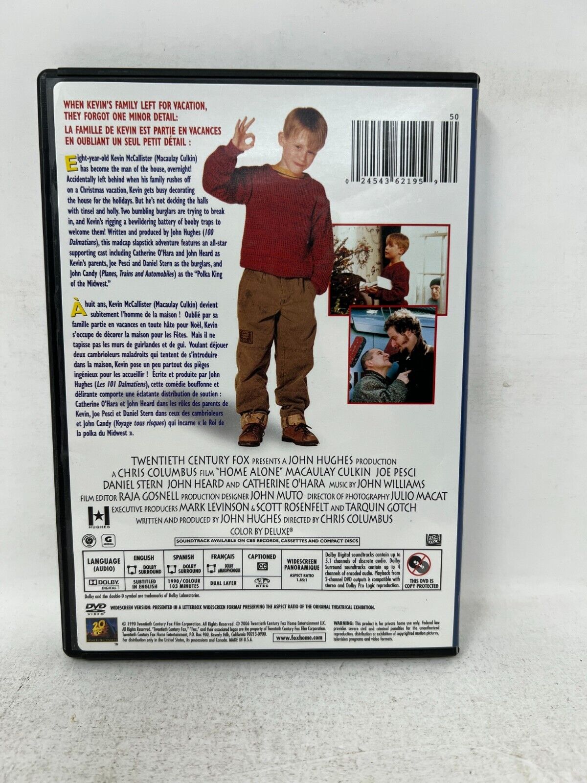 Home Alone (DVD) Christmas Movie Family