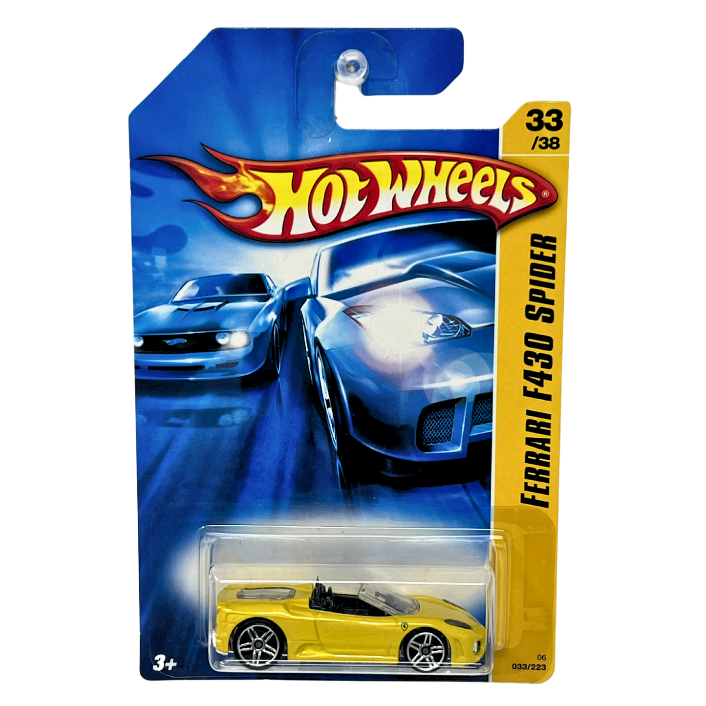 Hot Wheels Ferrari F430 Spider Yellow 1:64 Diecast