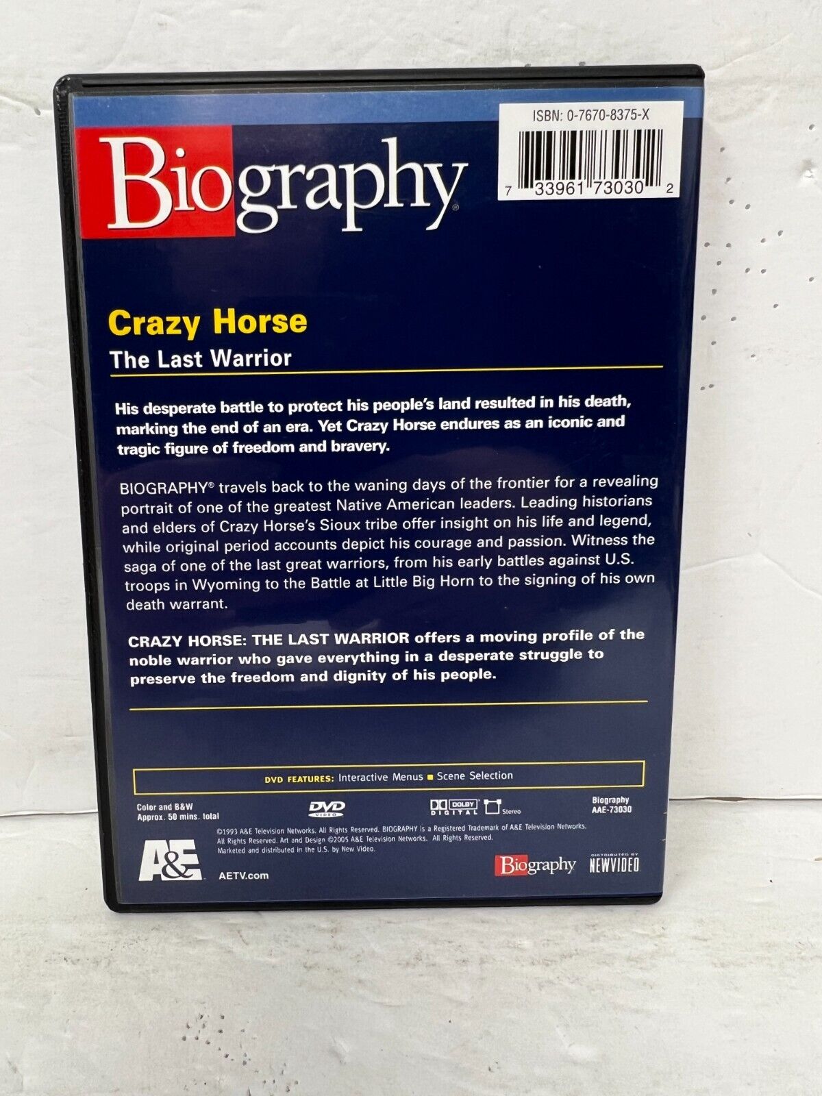 Crazy Horse: A&E Biography (DVD) Documentary Good Condition!!!