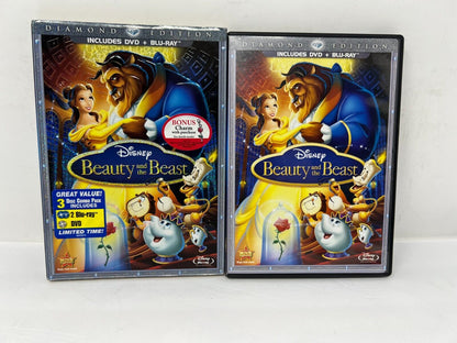 Disney Beauty and the Beast (DVD + Blu-ray) Classic Good Condition!!!