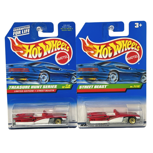 Hot Wheels Treasure Hunt Series Street Beast 1:64 Scale Diecast Lot of 2