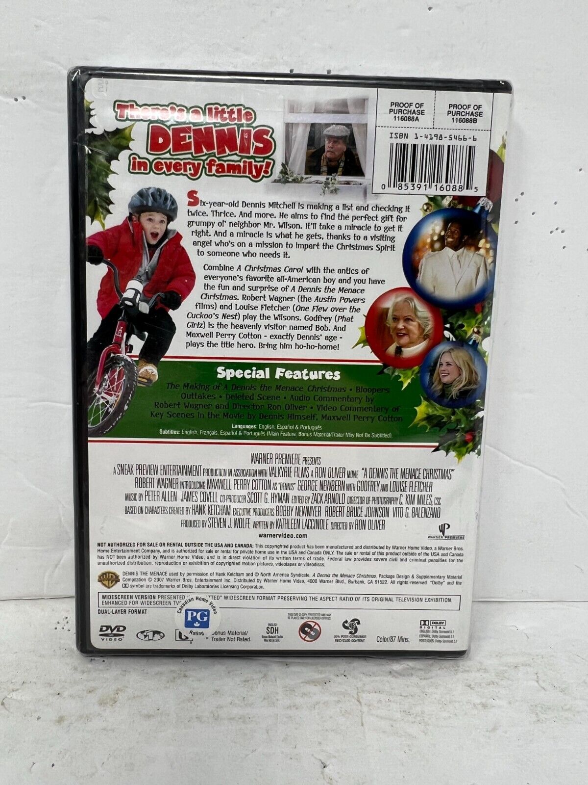 A Dennis the Menace Christmas (DVD) Family Brand New and Sealed!!!