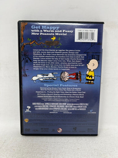 Happiness Is a Warm Blanket (DVD) Charlie Brown Kids Cartoon Good Condition!!!!!