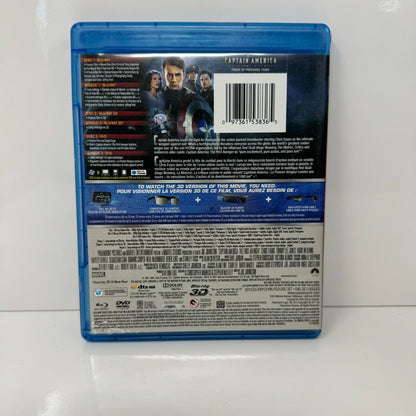 Captain America: The First Avenger (Blu-ray 3D) Marvel Good Condition!!!