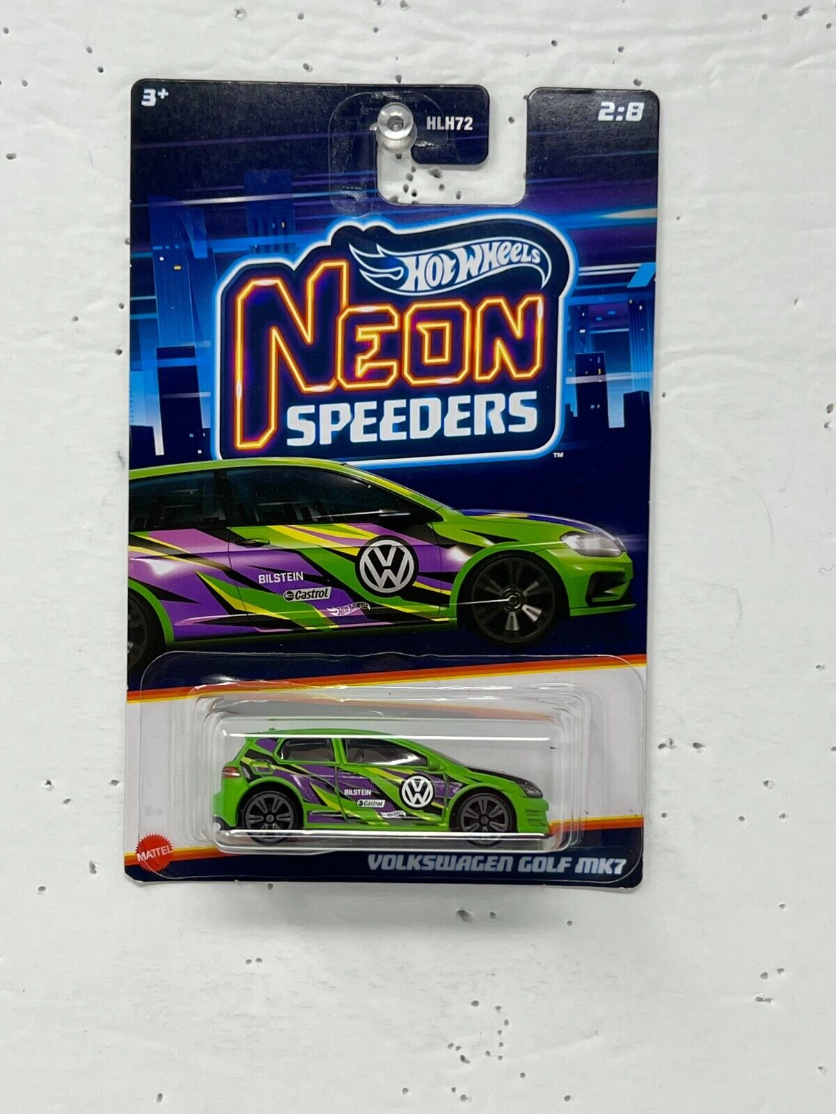 Hot Wheels Neon Speeders Volkswagen Golf MK7 1:64 Diecast