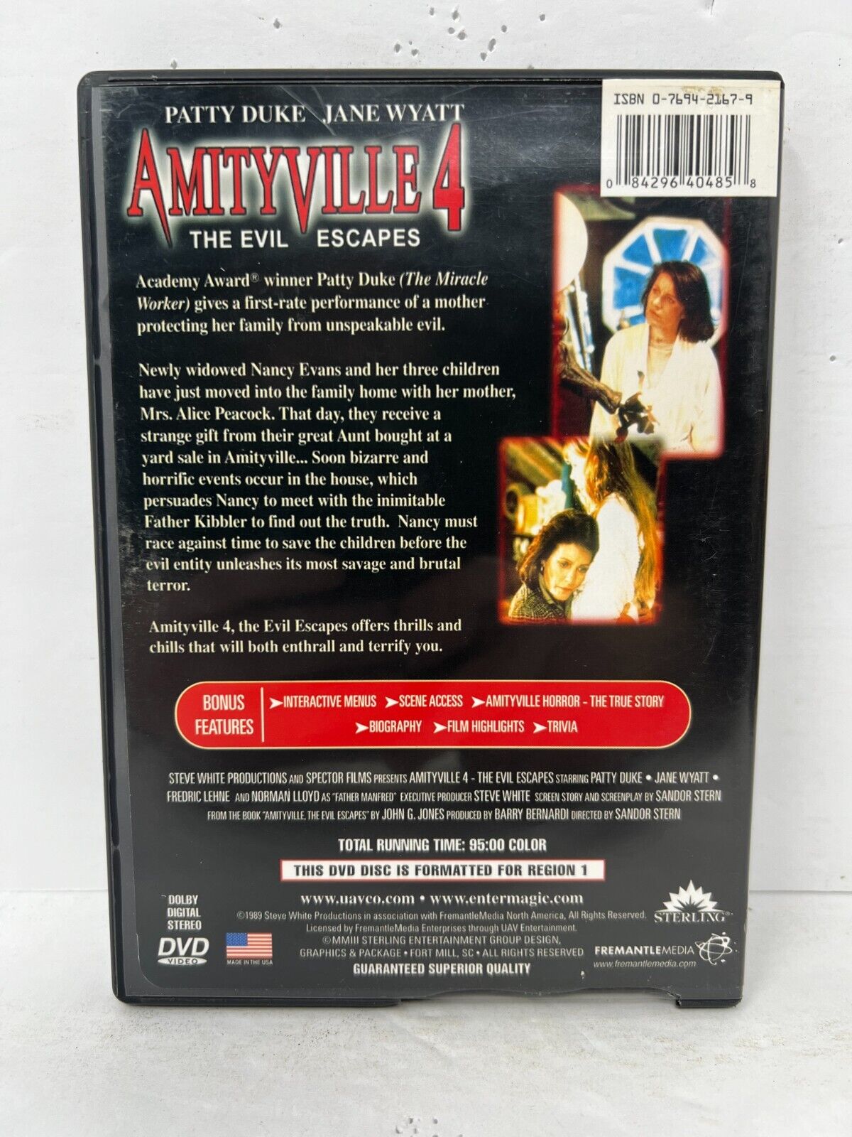 Amityville Horror: The Evil Escapes (DVD) Horror Good Condition!!!