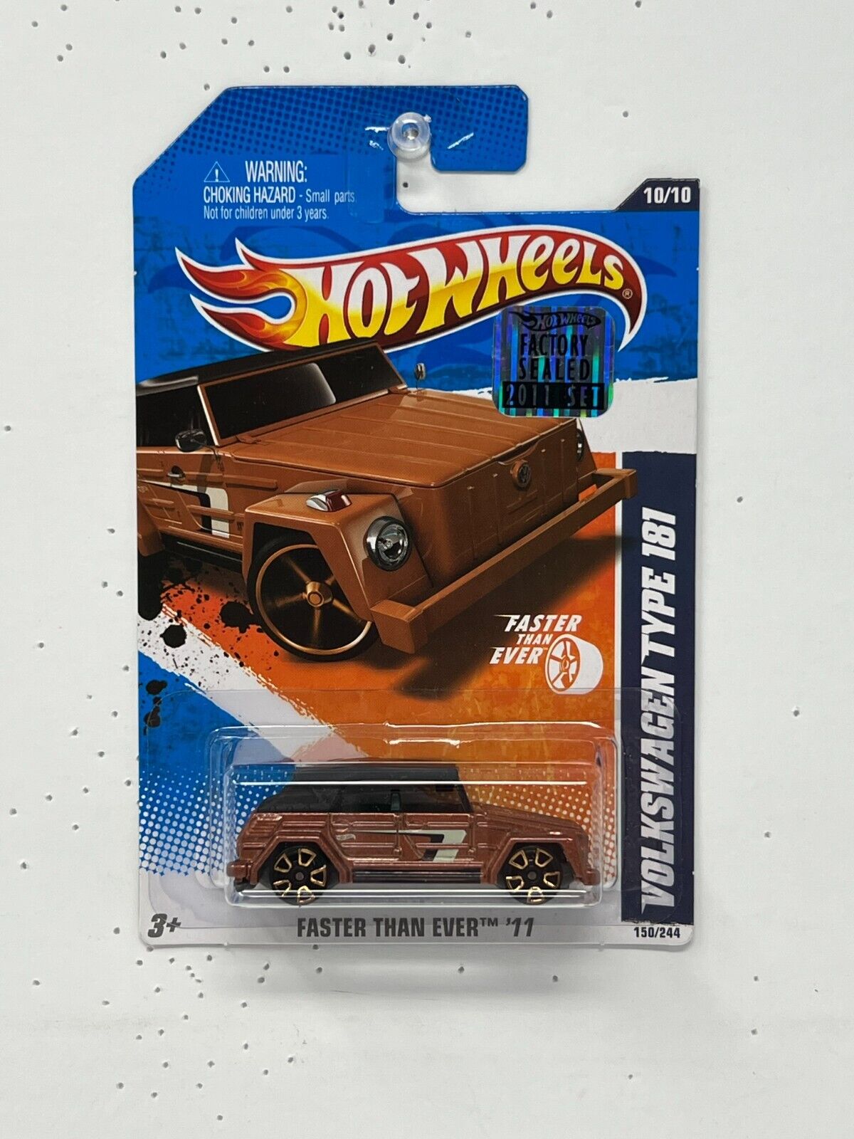 Hot Wheels Faster Than Ever '11 Volkswagen Type 181 1:64 Diecast Factory Sealed