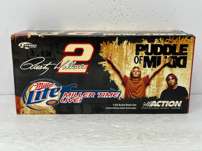 Action Nascar #2 Rusty Wallace Miller Puddle of Mudd 2004 Intrepid 1:24 Diecast