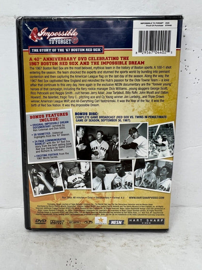 The Story of the 1967 Boston Red Sox (DVD) Sports MLB New and Sealed!!!