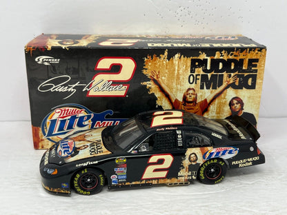 Action Nascar #2 Rusty Wallace Miller Puddle of Mudd 2004 Intrepid 1:24 Diecast