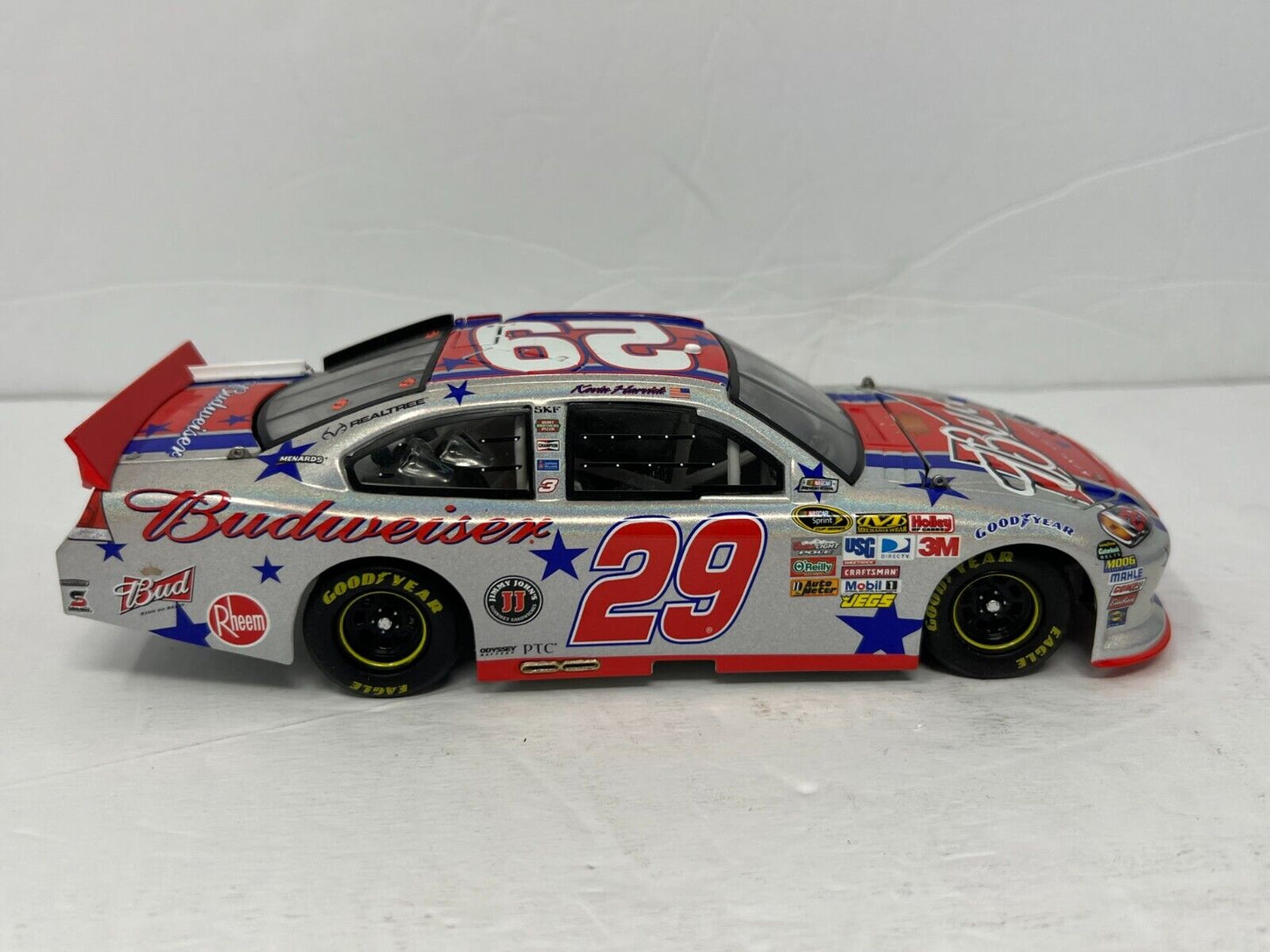 Lionel Nascar #29 Kevin Harvick Budweiser 4th of July Flashcoat 1:24 Diecast