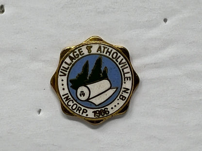 Village of Atholville New Brunswick Souvenir Cities & States Lapel Pin SP3