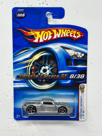 Hot Wheels 2006 First Editions Porsche Carrera GT 1:64 Diecast Silver