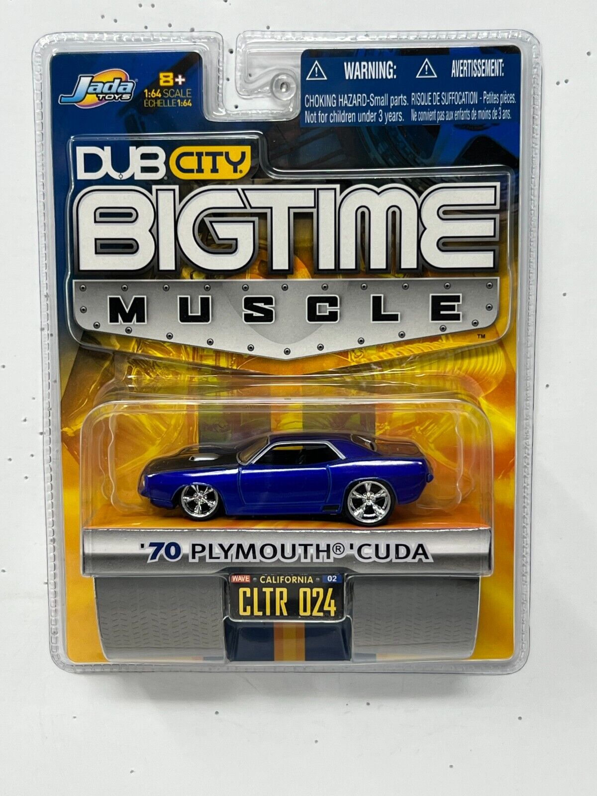 Jada Dub City Bigtime Muscle 1970 Plymouth 'Cuda 1:64 Diecast