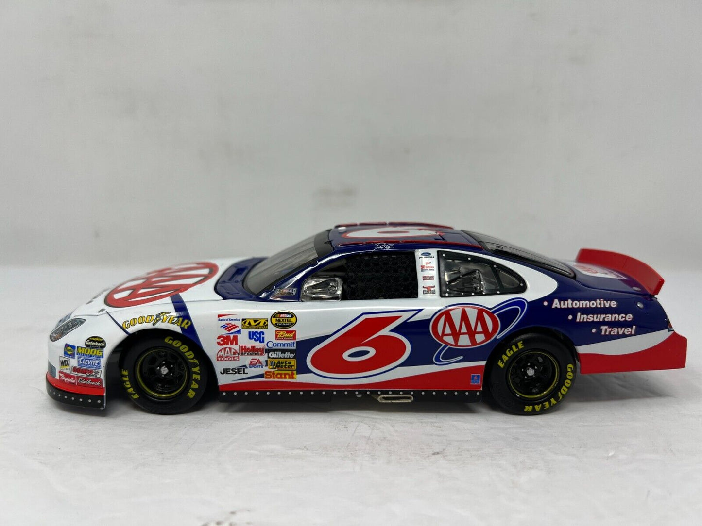 Motorsports Authentics #6 David Ragan AAA 2007 Ford Fusion 1:24 Diecast