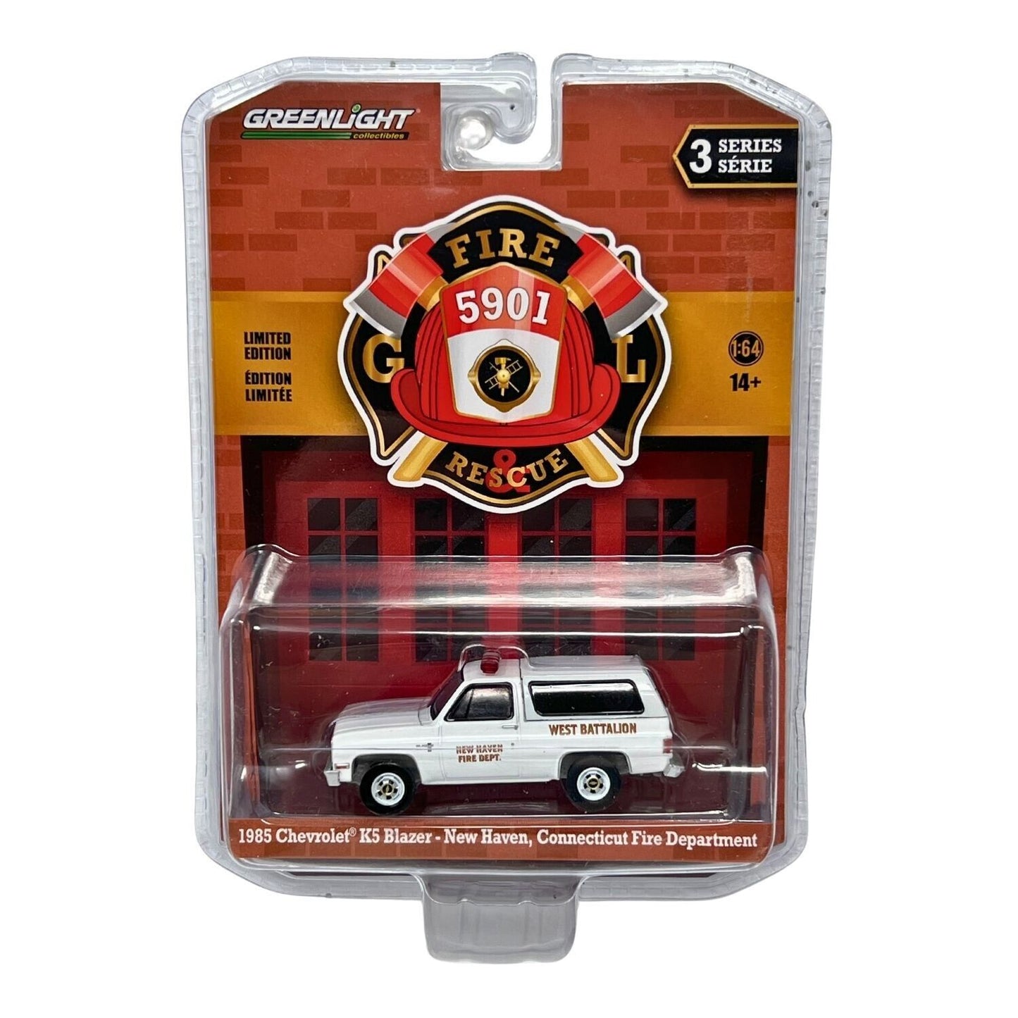 Greenlight Fire & Rescue 1985 Chevrolet K5 Blazer 1:64 Diecast