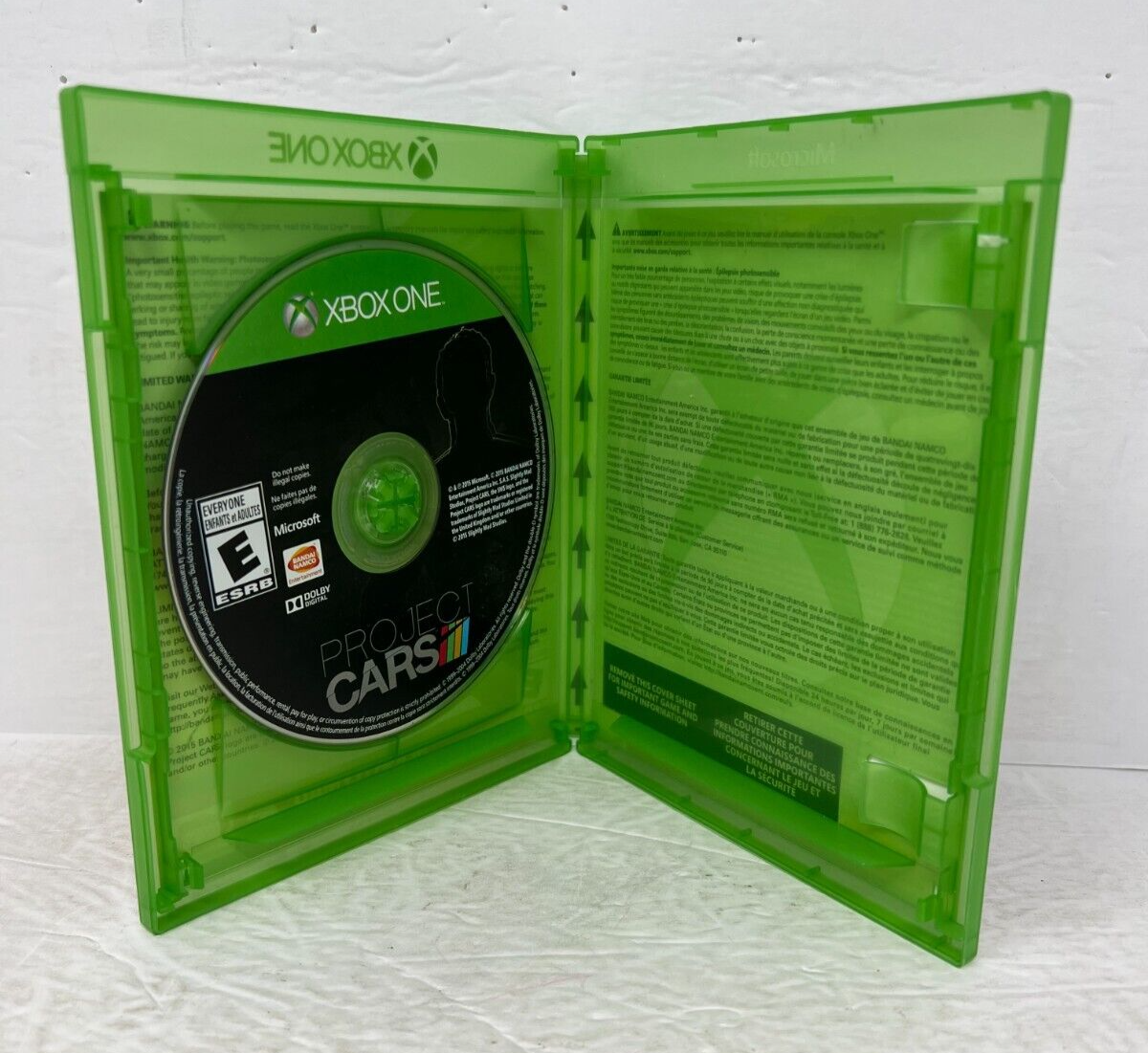 Xbox One Project Cars Video Game Used Good Condition!!!