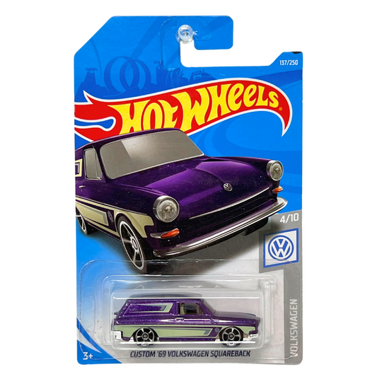 Hot Wheels Custom 1969 Volkswagen Squareback 1:64 Diecast