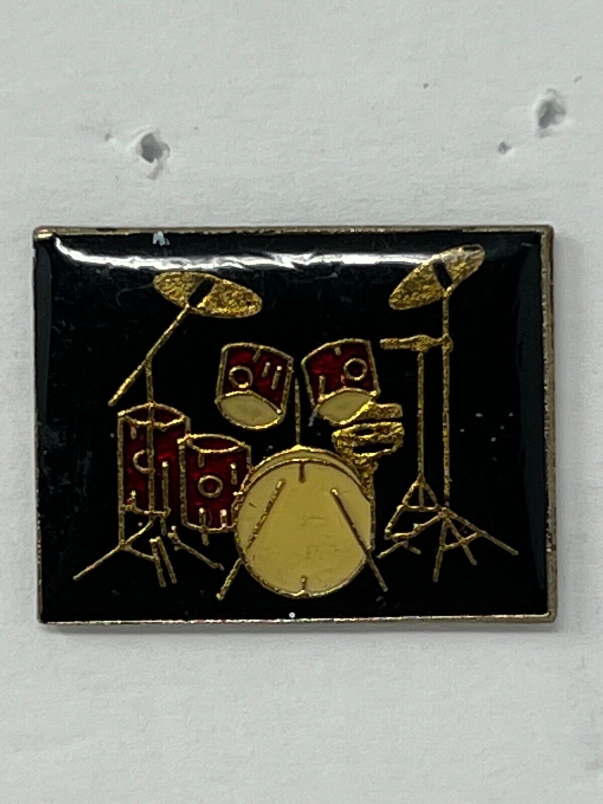 Drum Set Music Lapel Pin P1