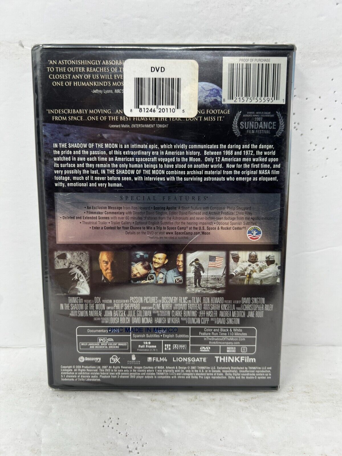 In the Shadow of the Moon (DVD) Documentary New and Sealed!!!