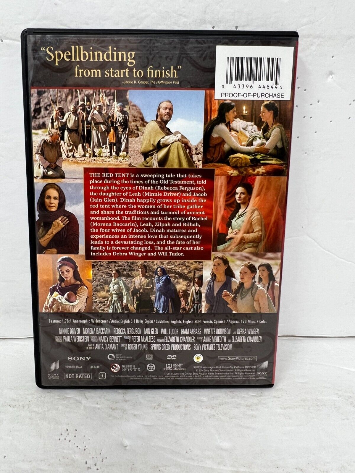 The Red Tent (DVD) Drama Good Condition!!!