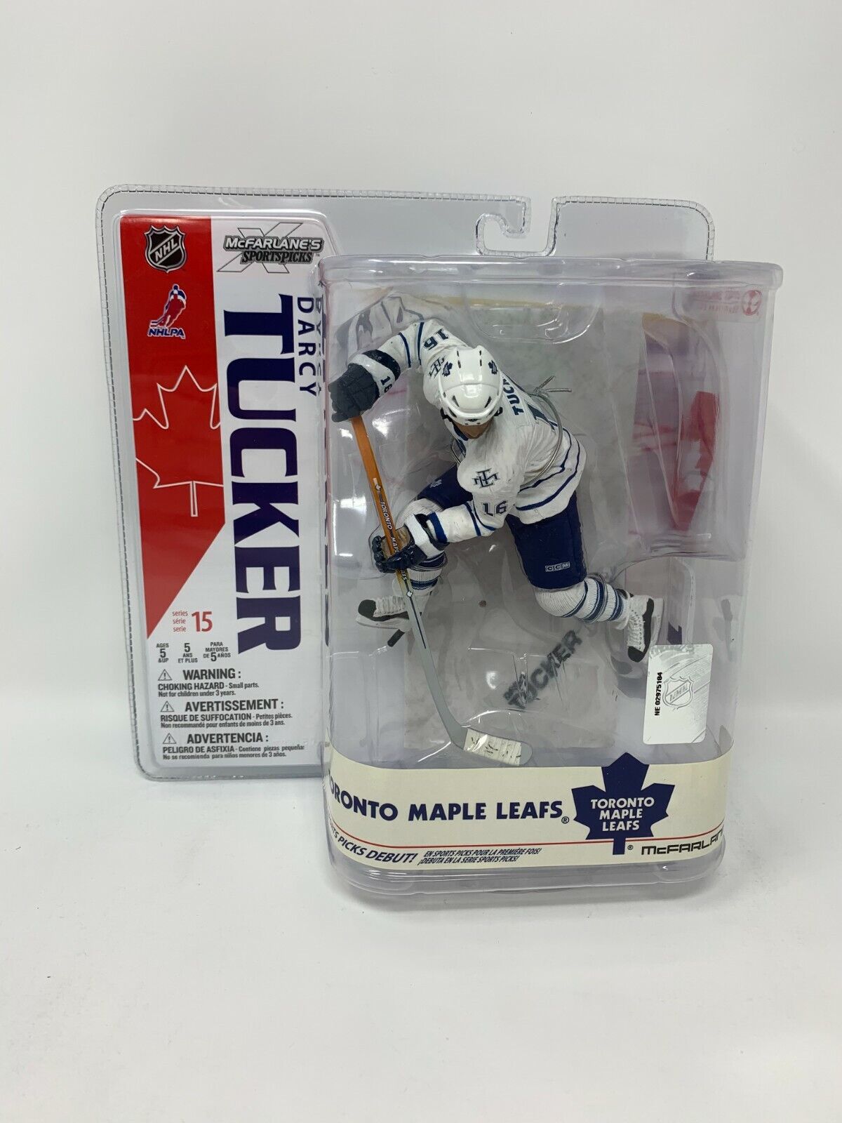 Mcfarlane NHL Darcy Tucker Toronto Maple Leafs White Jersey Series 15 Figure