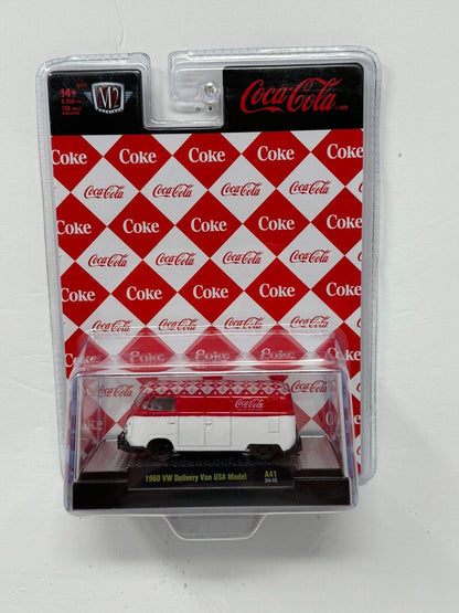 M2 Machines Coca-Cola 1960 Volkswagen Delivery Van USA Model 1:64 Diecast