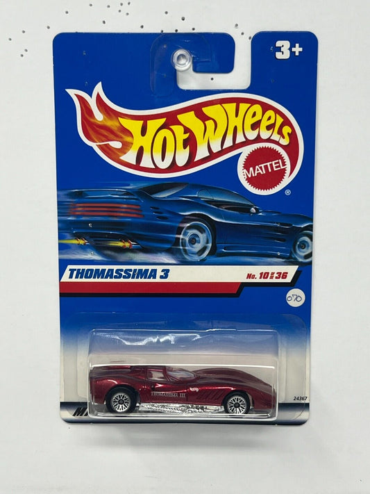 Hot Wheels Thomassima 3 Red Fantasy Cars 1:64 Diecast