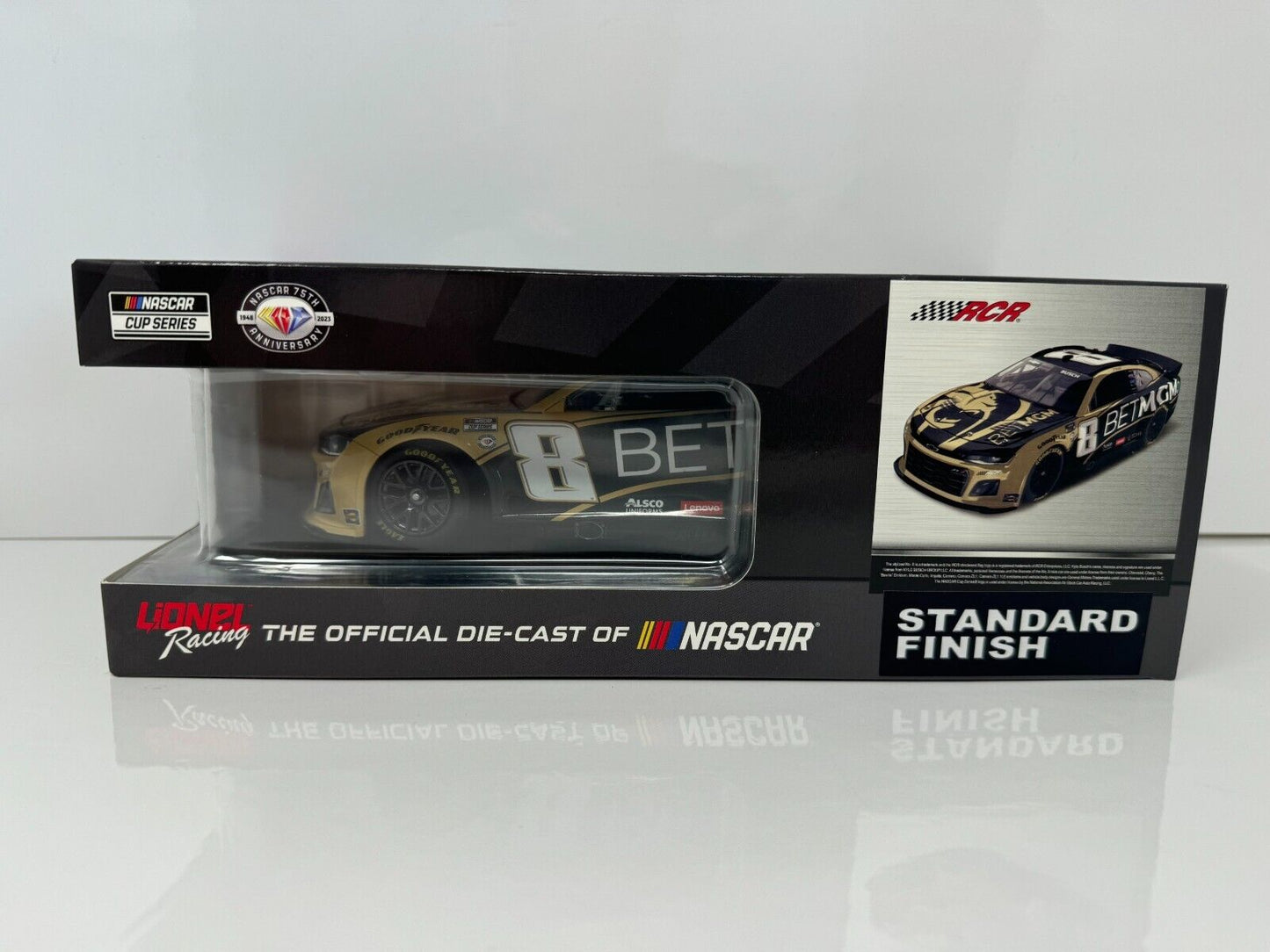 Lionel Nascar #8 Kyle Busch BetMGM 2023 Chevrolet Camaro ZL1 1:24 Diecast