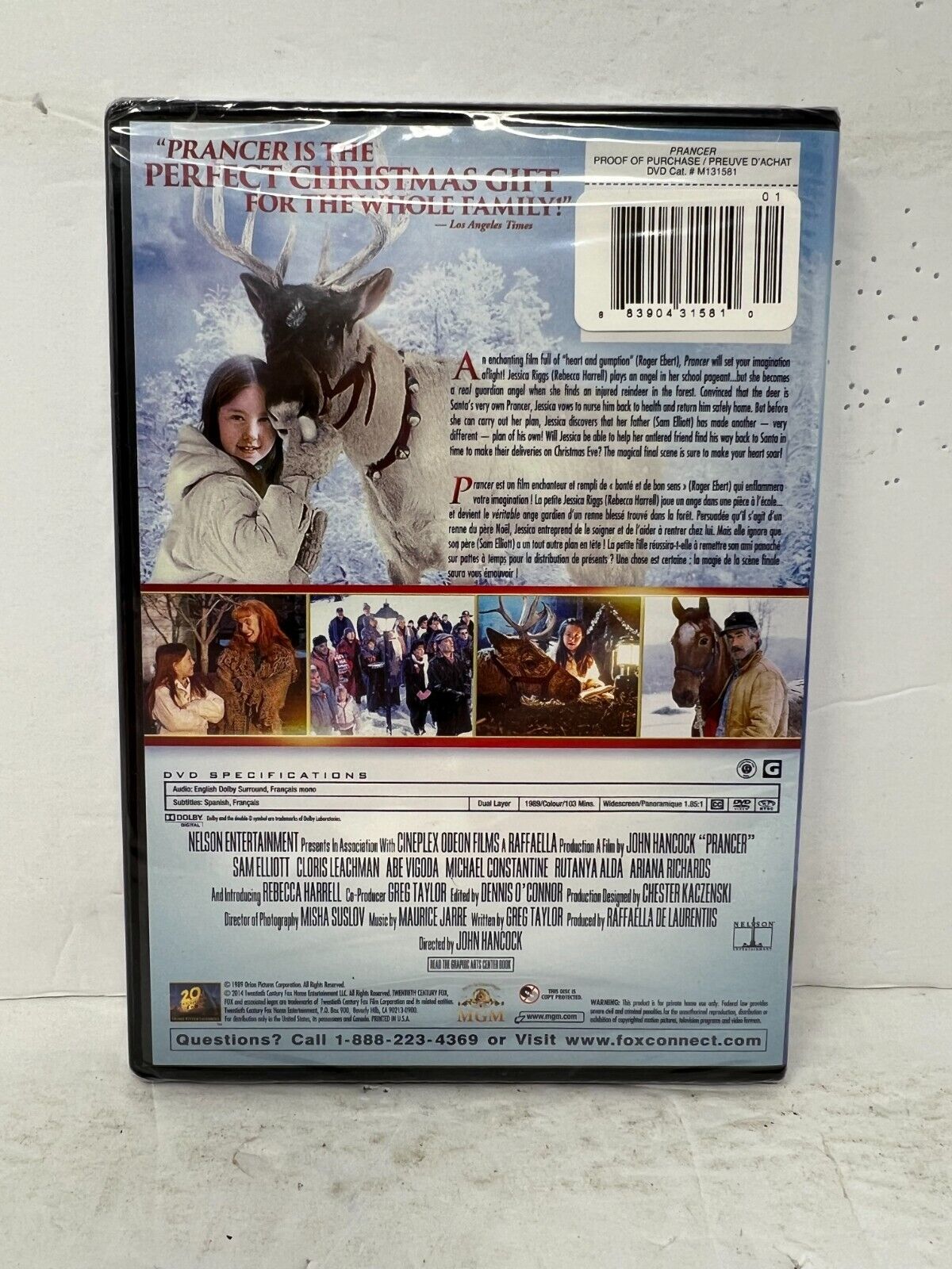 Prancer (DVD) Christmas Brand New and Sealed!!!