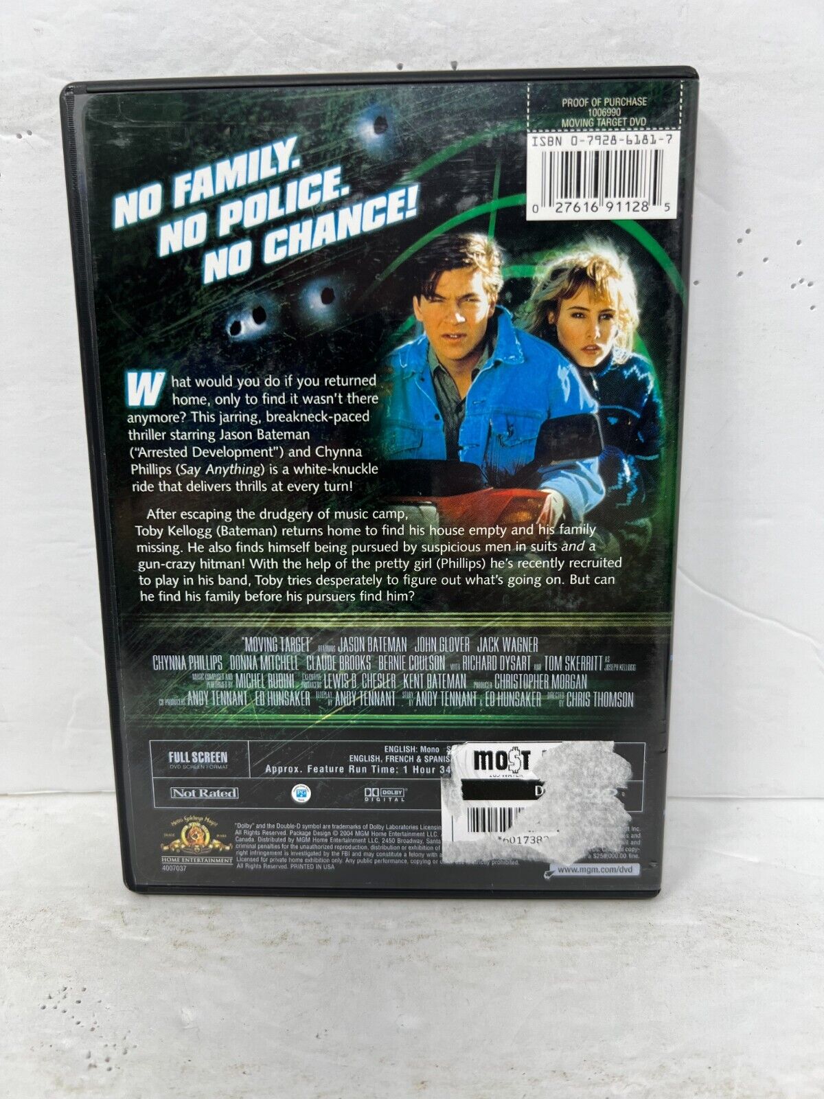 Moving Target (DVD) Thriller Good Condition!!!