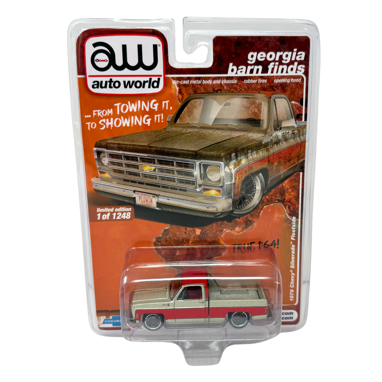 Auto World Georgia Barn Finds 1979 Chevy Silverado Fleetside CLEAN 1:64 Diecast