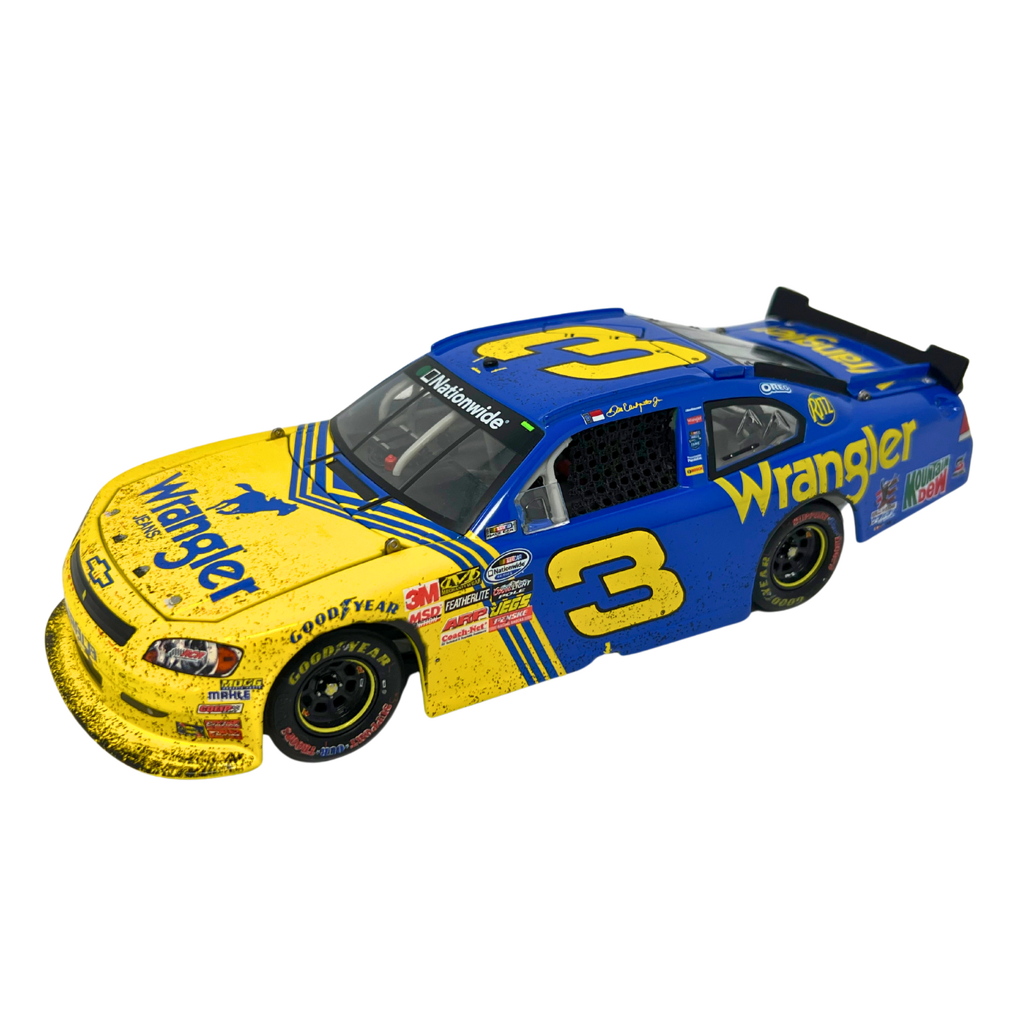 Action Nascar #3 Dale Earnhardt Jr. Wrangler Impala Raced Version 1:24 Diecast