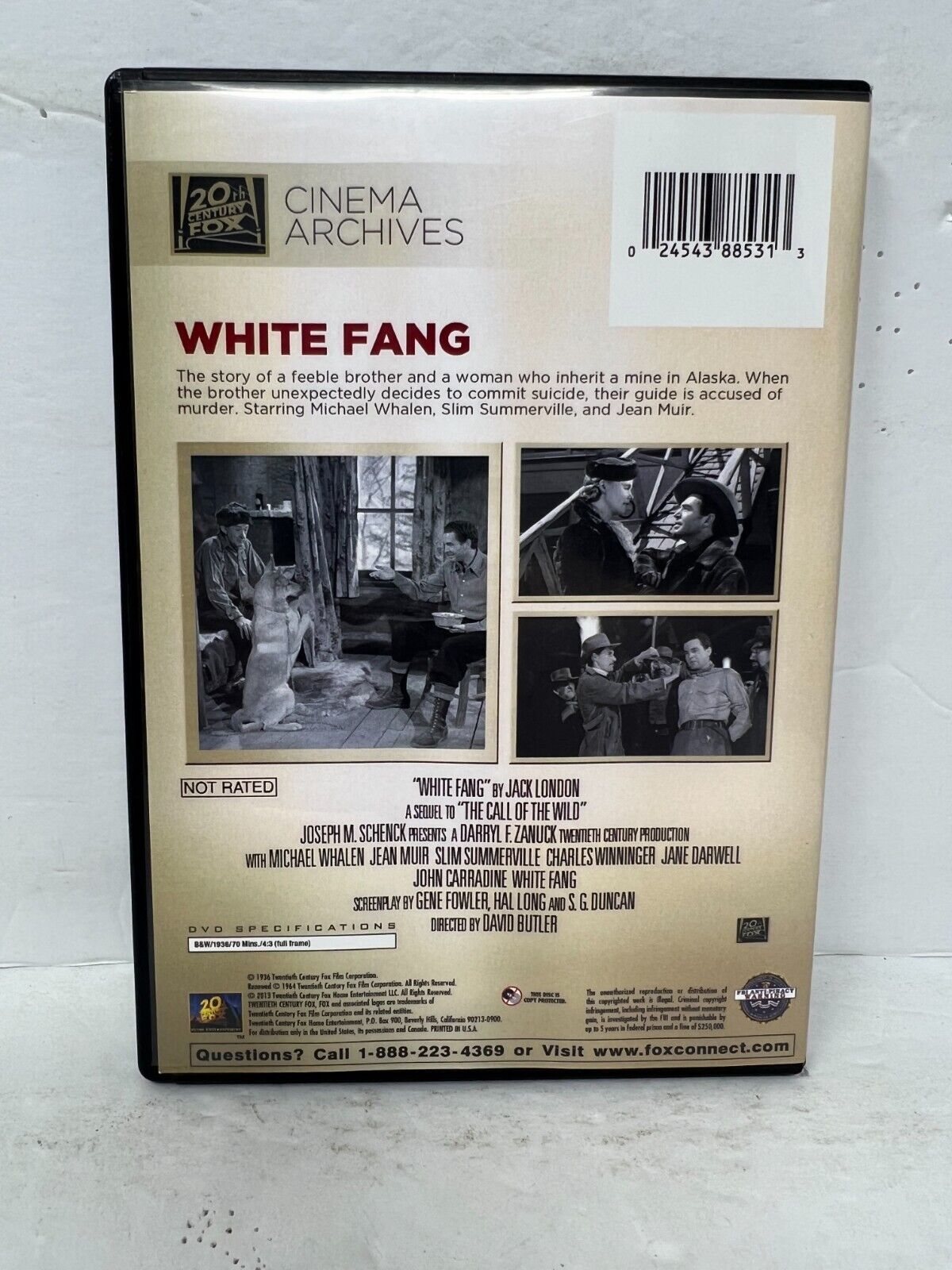 White Fang (DVD) Adventure Good Condition!!!