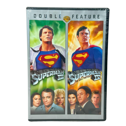 Superman III / Superman 4: The Quest For Peace (DVD) DC Brand New and Sealed!!!