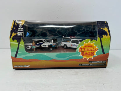 Greenlight Florida Summer Bash 4-Vehicle Diorama 1:64 Diecast