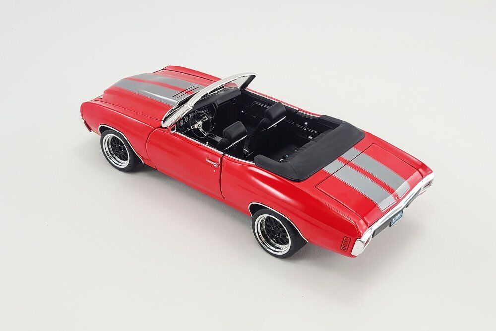 ACME 1970 Chevrolet Chevelle SS Restomod Red Limited Edition 1:18 Diecast