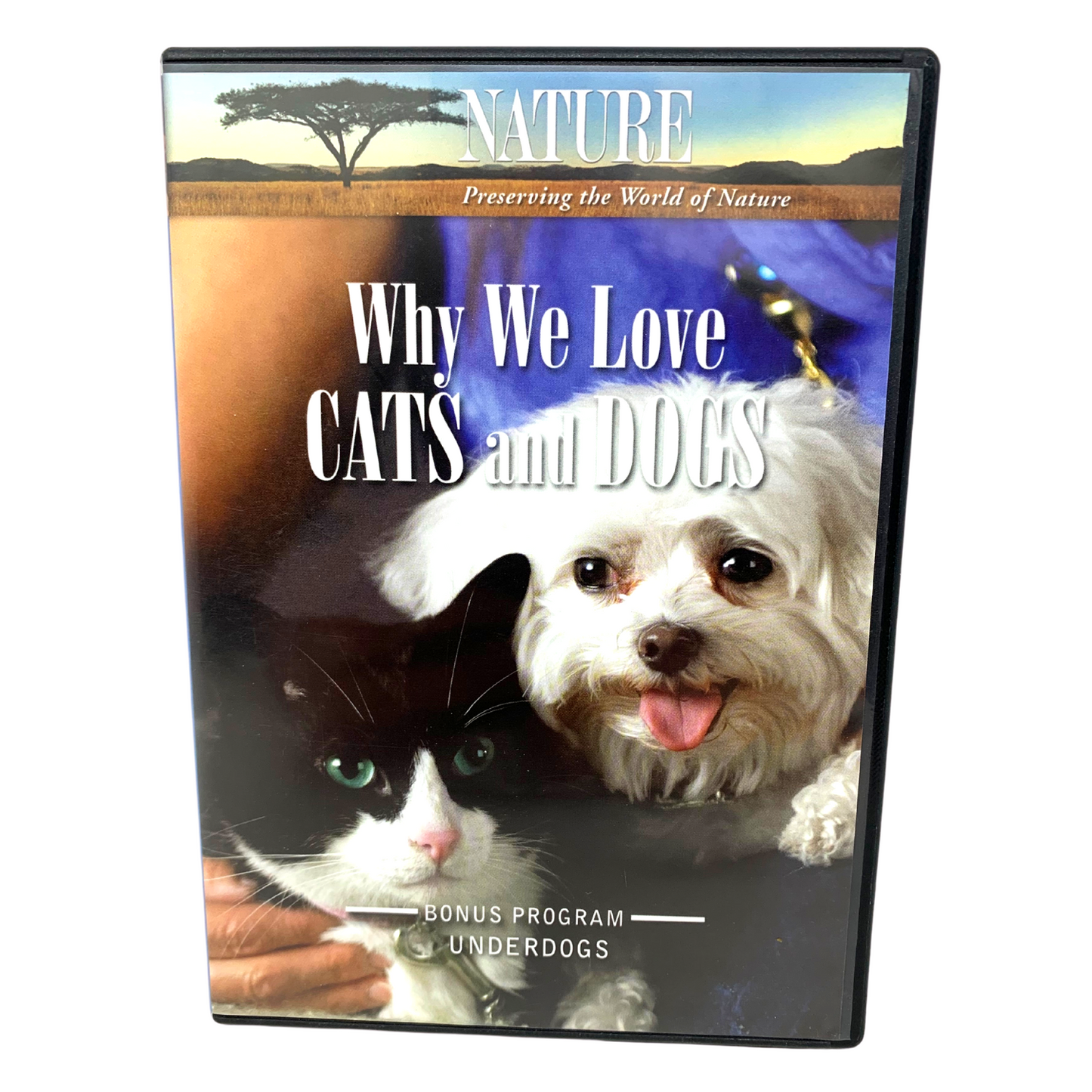 Nature Why We Love Cats and Dogs (DVD) Documentary Good Condition!!!