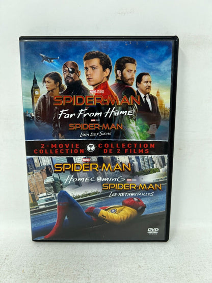 Spider-Man 2 Movie Collection (DVD) Homecoming & Far From Home Marvel 2 Pack