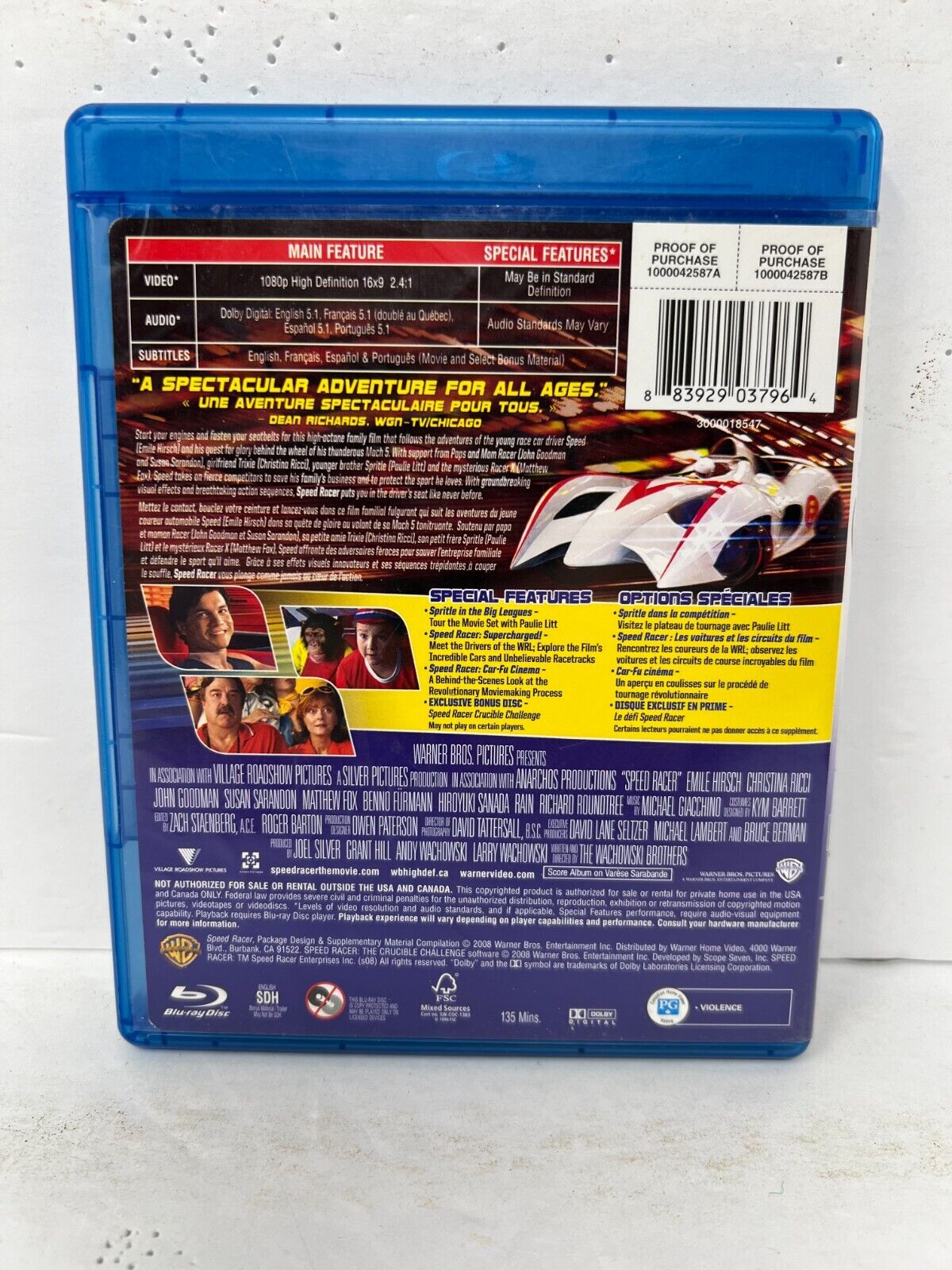 Speed Racer (Blu-ray) Action