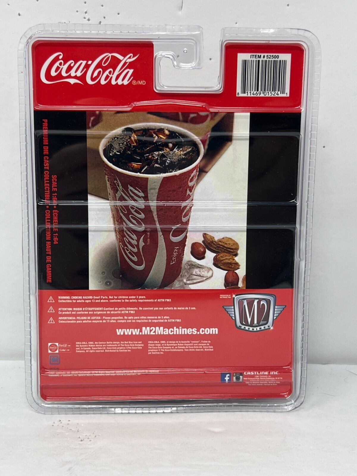 M2 Machines Coca-Cola 1972 Chevrolet Camaro Z28 1:64 Diecast