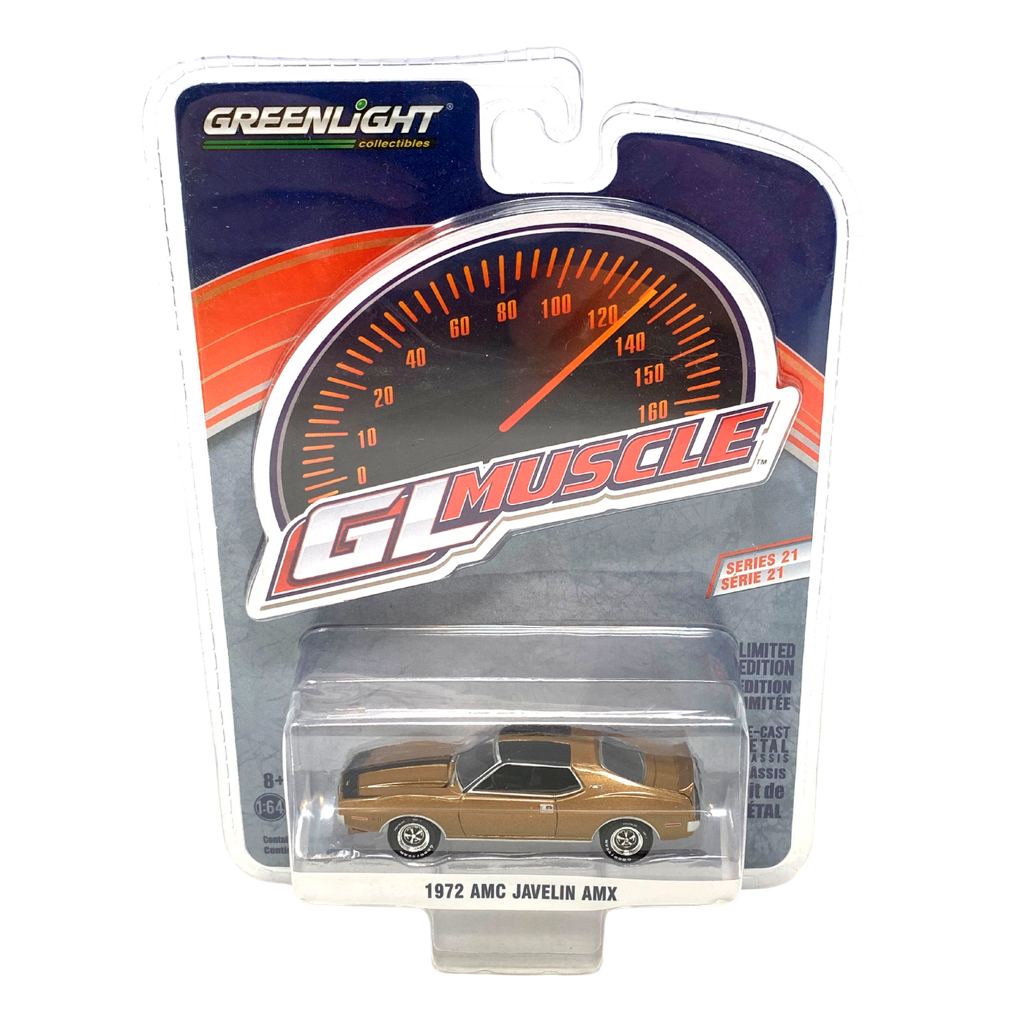 Greenlight 1972 AMC Javelin AMX GL Muscle (Series 21) 1:64 Diecast