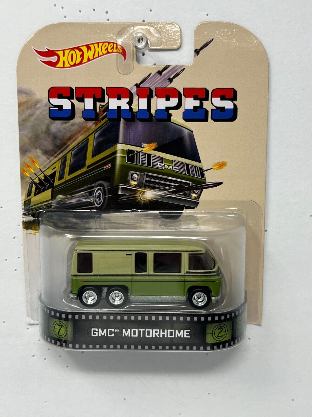 Hot Wheels Retro Entertainment Stripes GMC Motorhome 1:64 Diecast