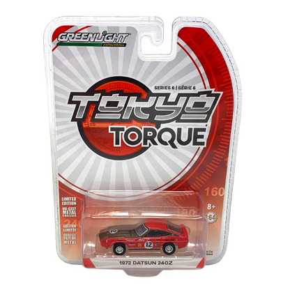 Greenlight 1972 Datsun 240z Tokyo Torque (Series 6) 1:64 Diecast