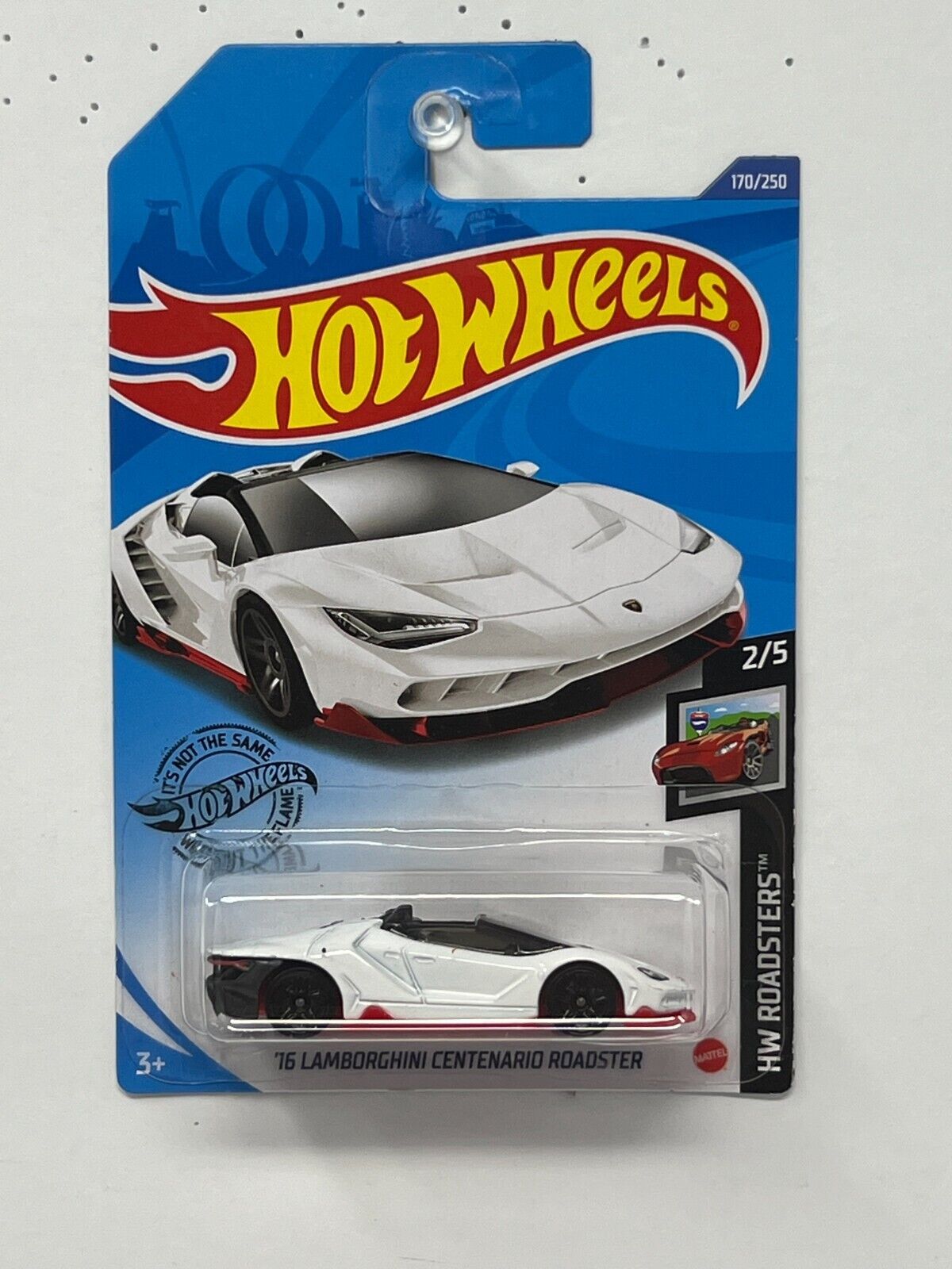 Hot Wheels HW Roadsters 2016 Lamborghini Centenario Roadster 1:64 Diecast White